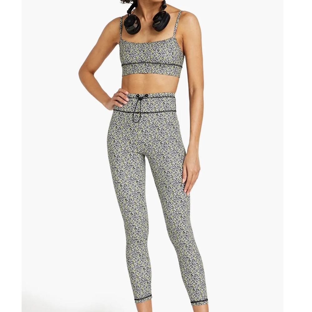 Adam Selman Sport Floral-Print Bra & Leggings Set